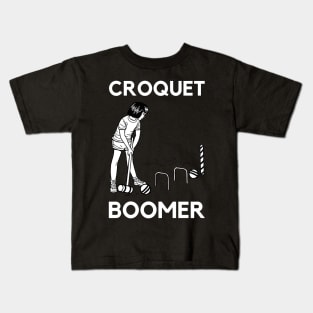 Croquet Boomer Kids T-Shirt